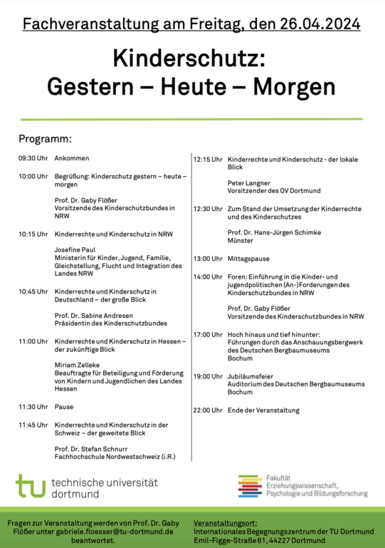 Fachveranstaltung Kinderschutz